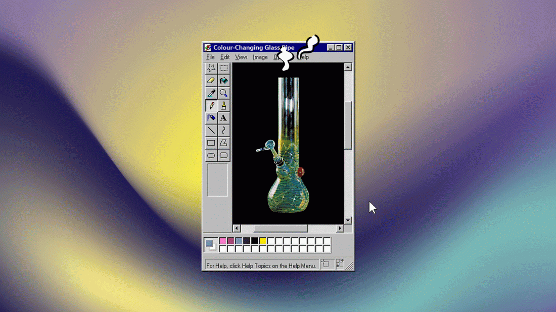 The Legend of Colour-Changing Glass Pipes