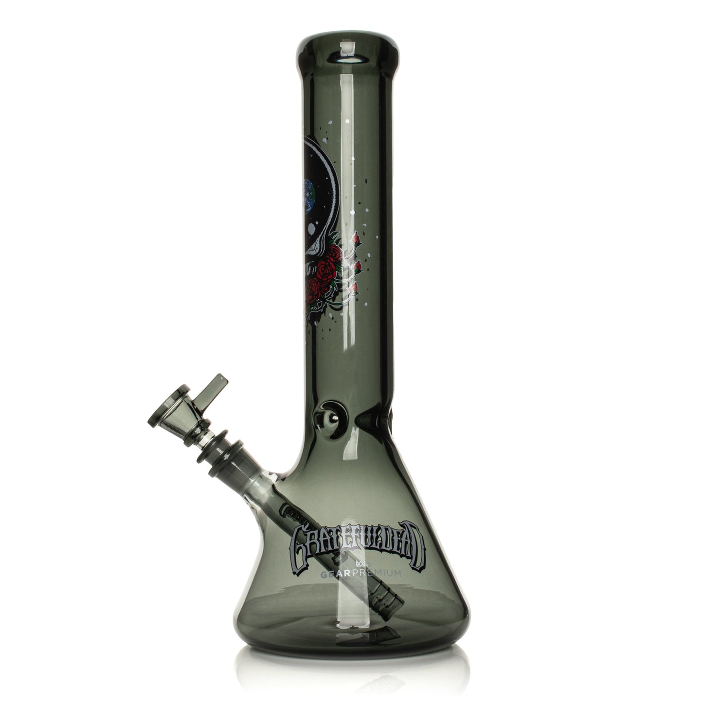 13" 7mm Thick Space Your Face Beaker Base Water Pipe