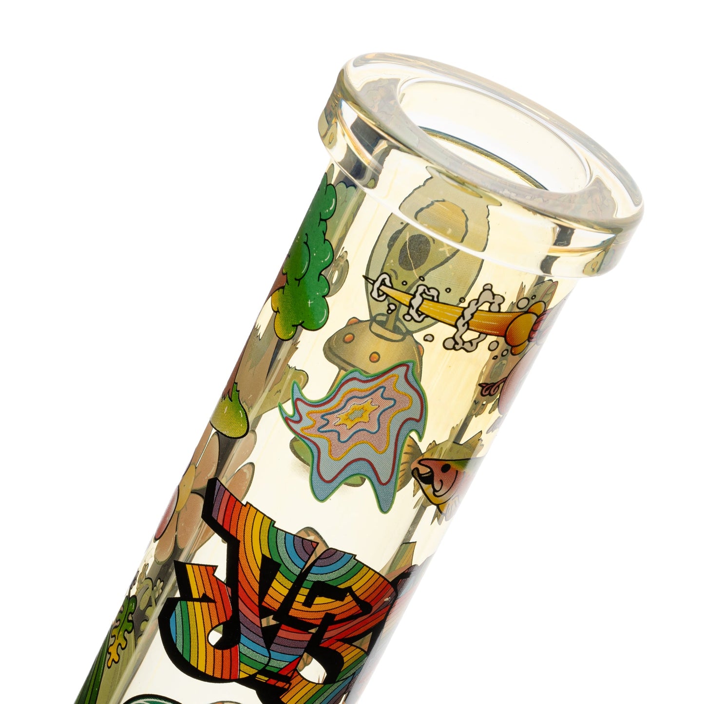 12" 7mm Thick Colour Changing Jerome Baker Sidekick Water Pipe