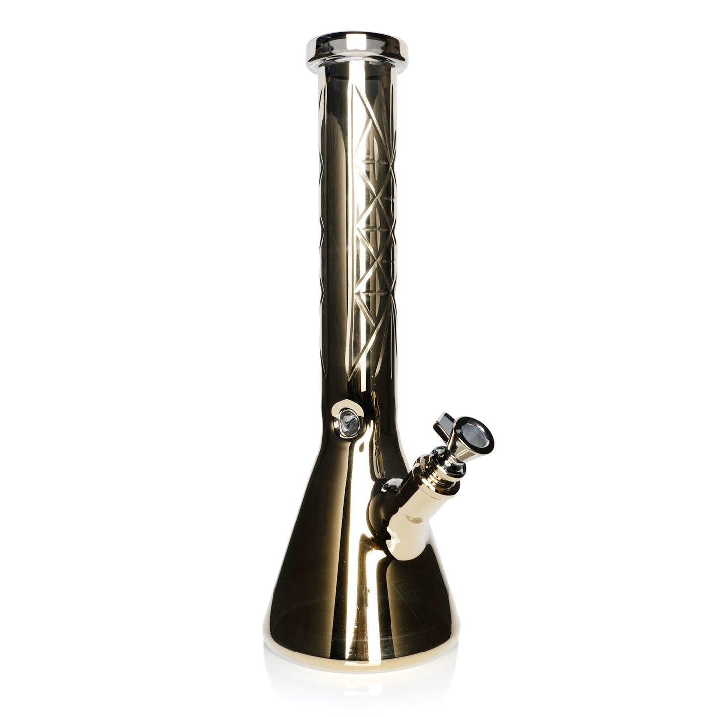 15" 7mm Thick Terminator Traditions Series Multi-Pointed Hobstar Water Pipe
