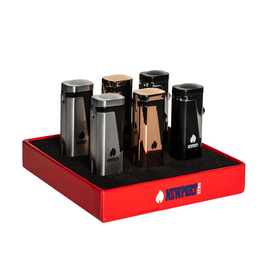 Triple Flame Pocket Torch Lighter (Display of 9)