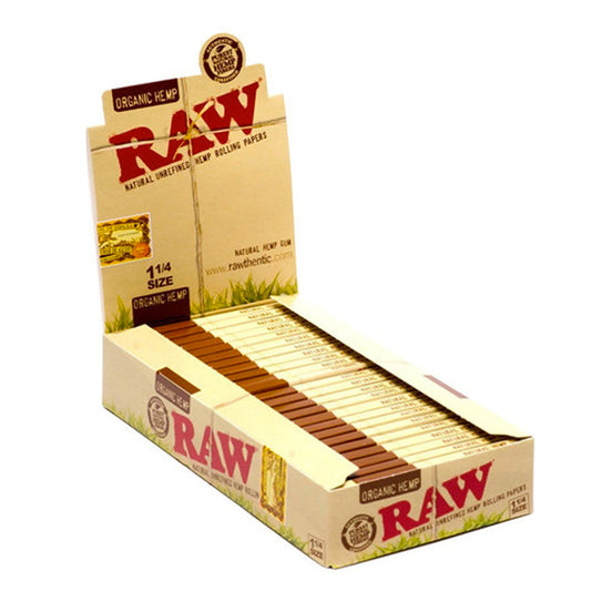 1ÂĽ Organic Rolling Papers (Display of 24)