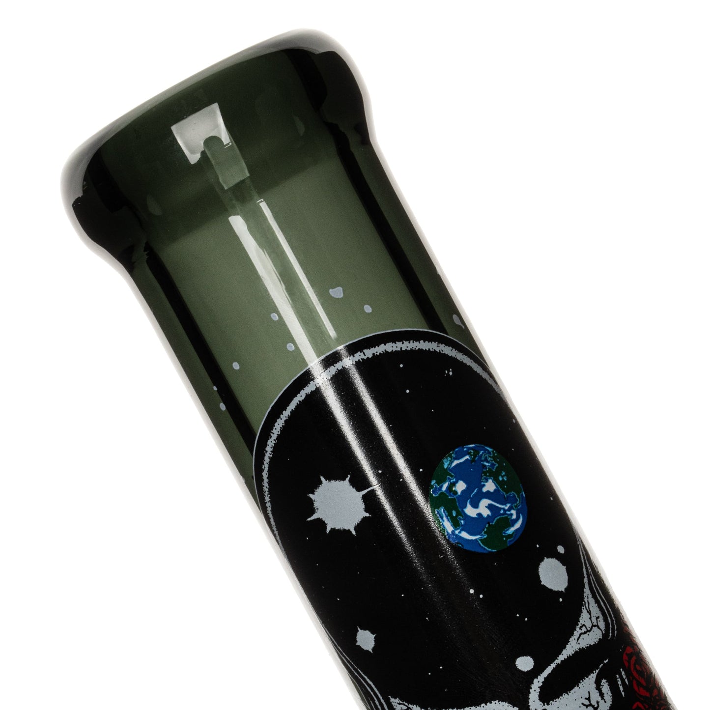 13" 7mm Thick Space Your Face Beaker Base Water Pipe