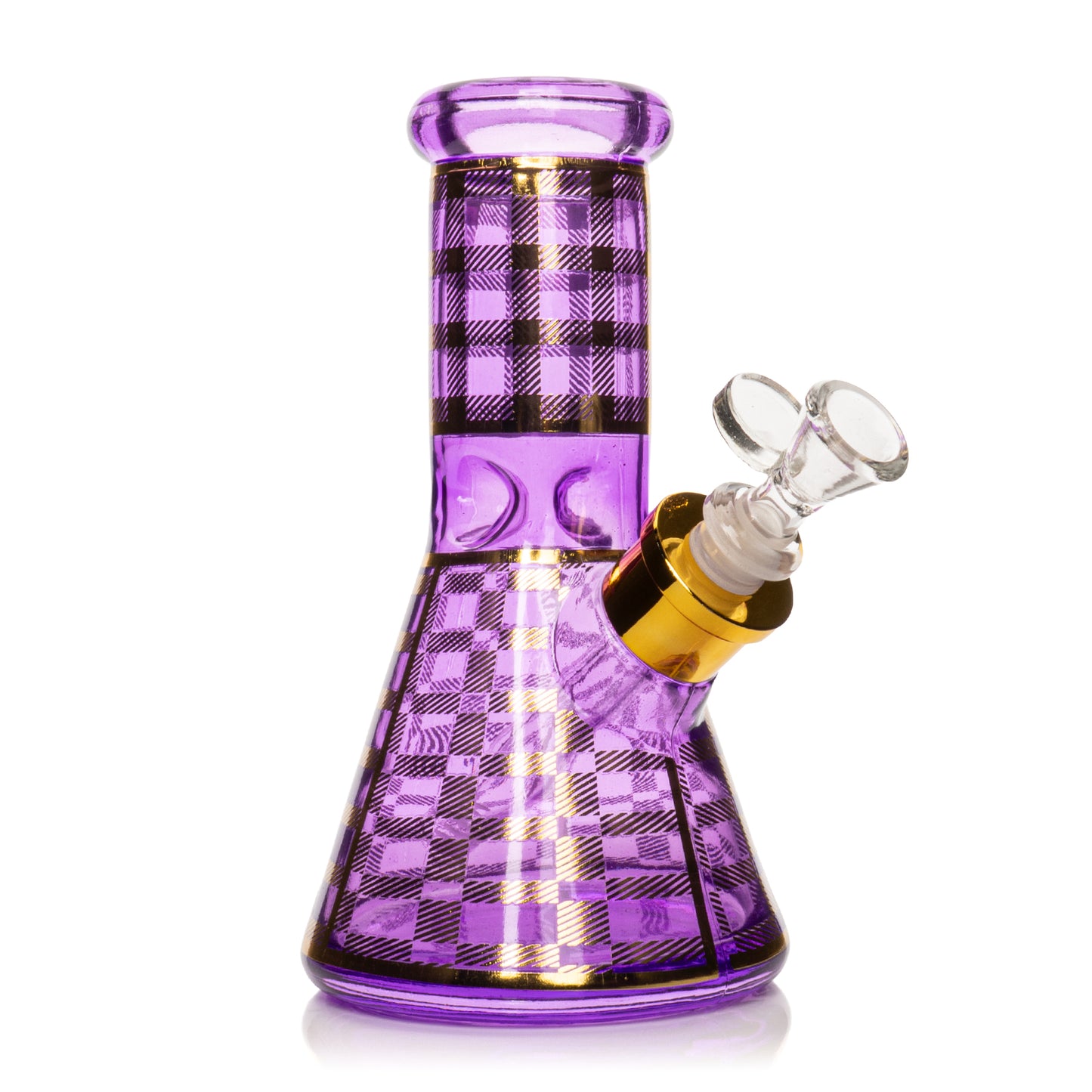 8" Gold Pattern Water Pipe