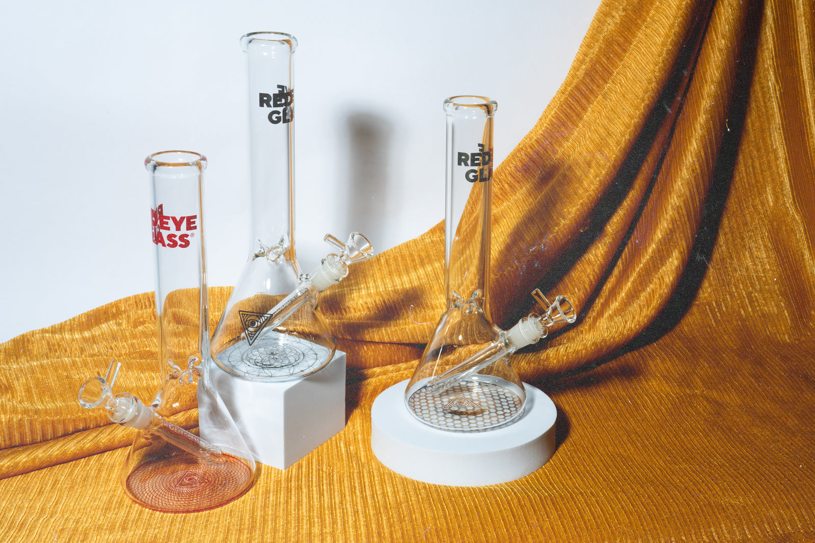 12" Sacred Geometry Beaker Base Water Pipe