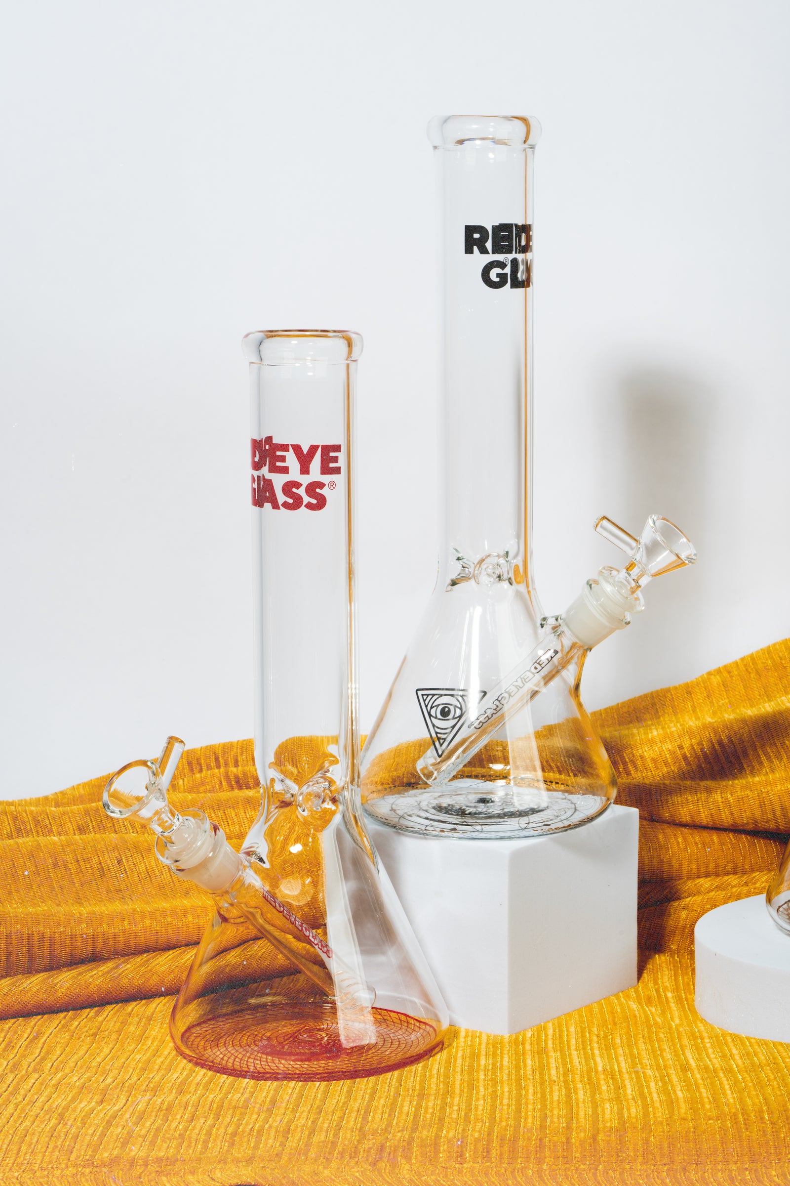 12" Sacred Geometry Beaker Base Water Pipe