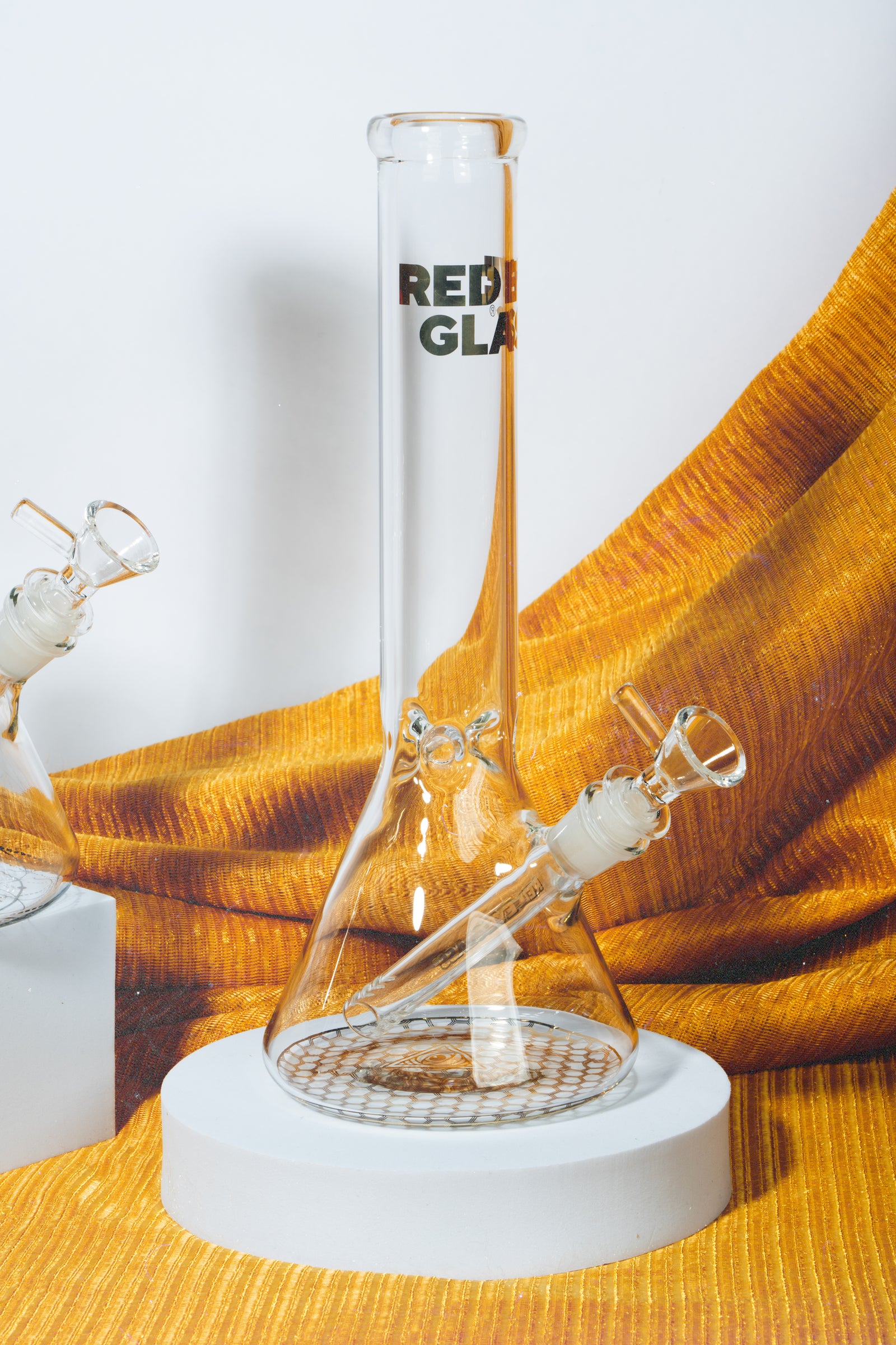 12" Honeycomb Beaker Base Water Pipe