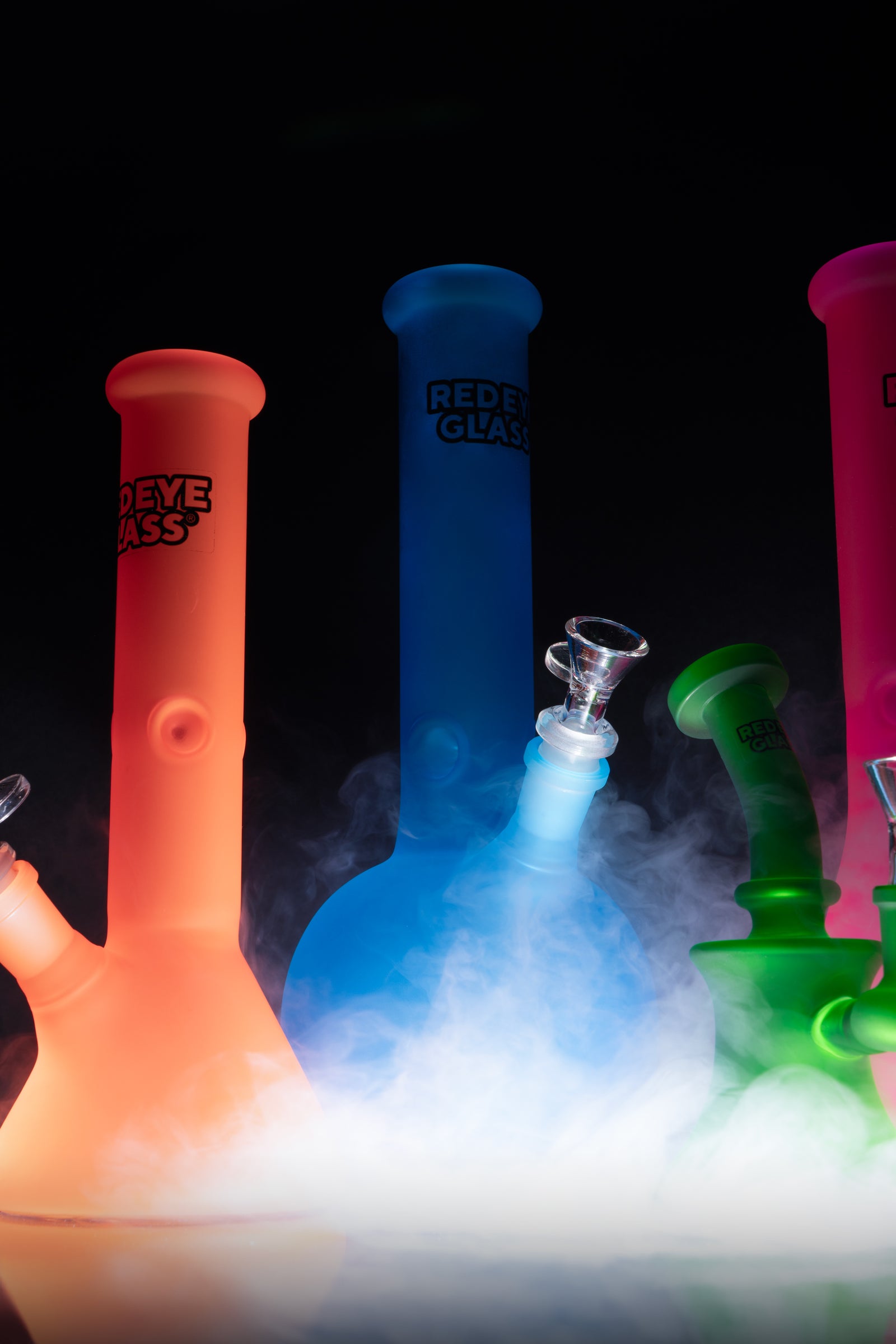 12" Frosted Bubble Base Water Pipe