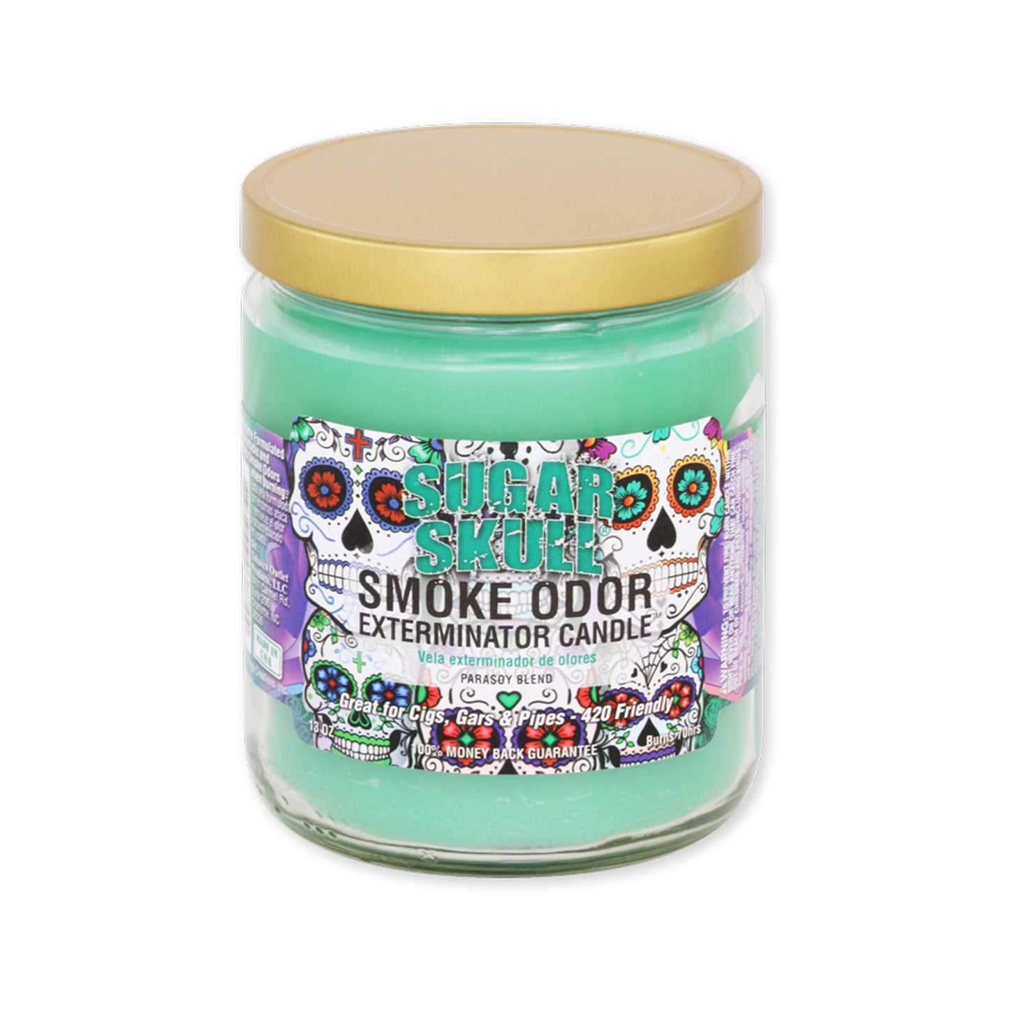 13oz Sugar Skull Candle