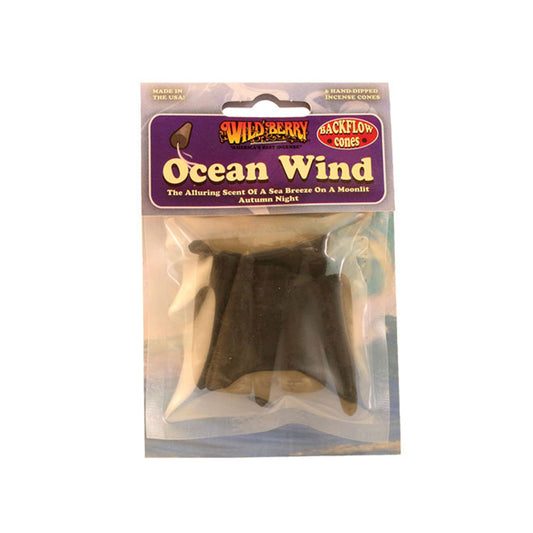 Ocean Wind Backflow Incense (Pack of 6)