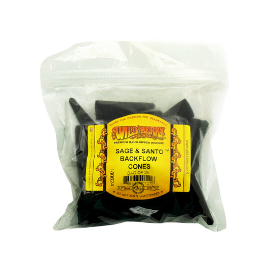 Sage & Santo Backflow Incense (Pack of 6)