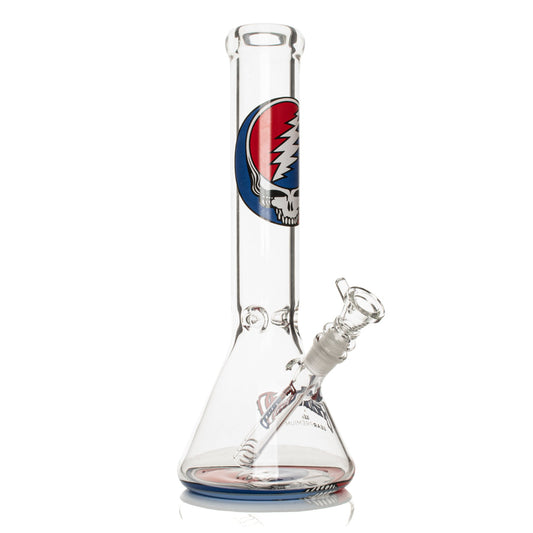 13" 7mm Thick Steal Your Face Beaker Base Water Pipe