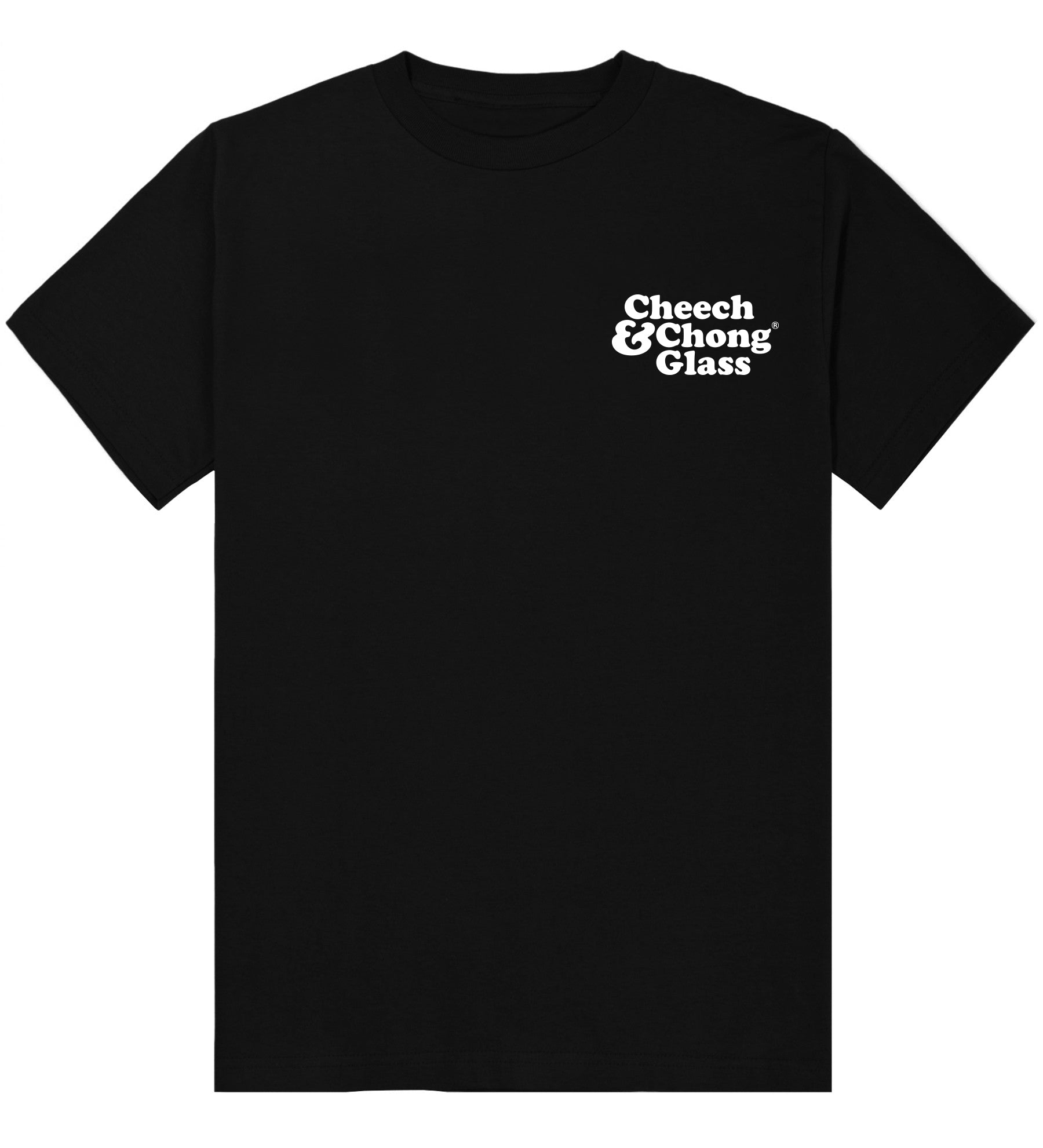 Cheech & Chong® Glass Black 'Dave's Not Here, Man' T-Shirt – West Coast