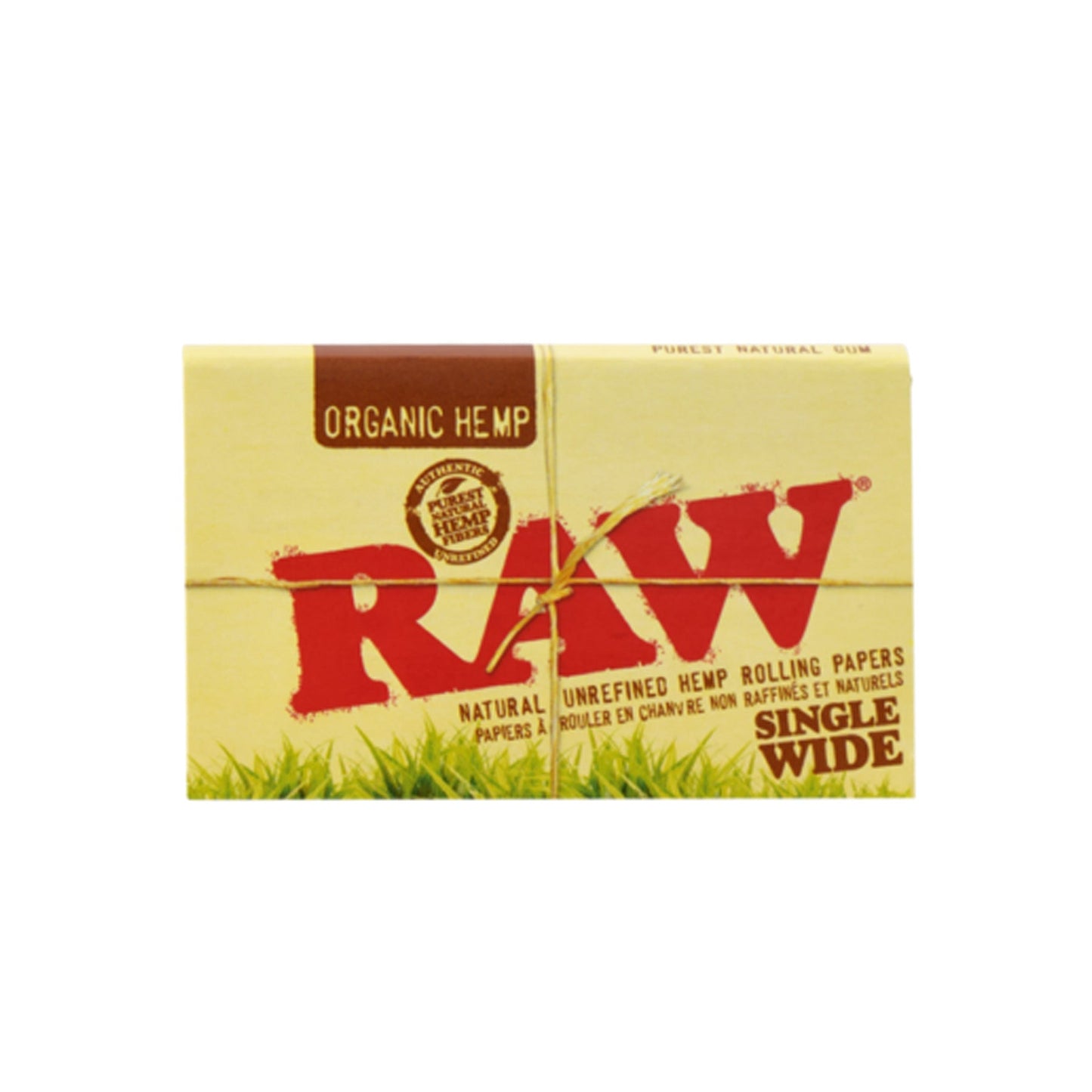 Organic Single Wide Double Window Rolling Papers (Display of 25)