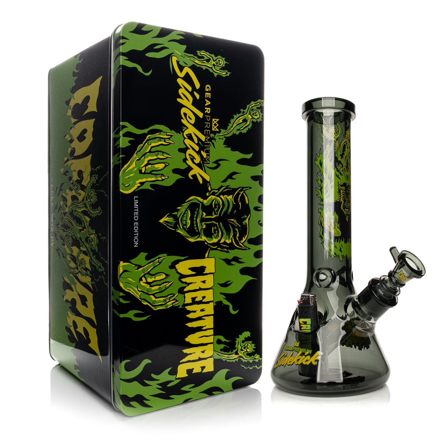 12" 7mm Thick Hell Sidekick Water Pipe (Limited Edition of 420)