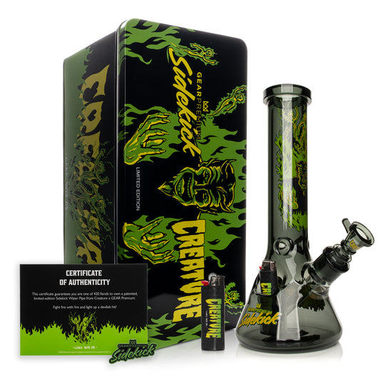 12" 7mm Thick Hell Sidekick Water Pipe (Limited Edition of 420)