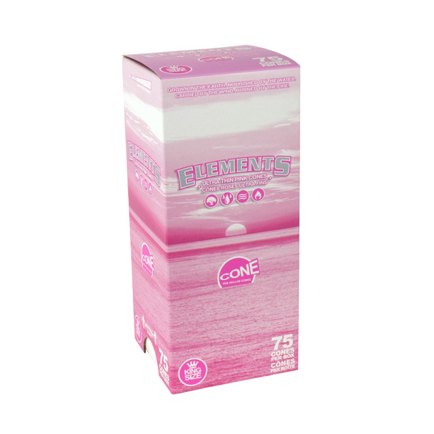 Pink King Size Cones (Pack of 75)