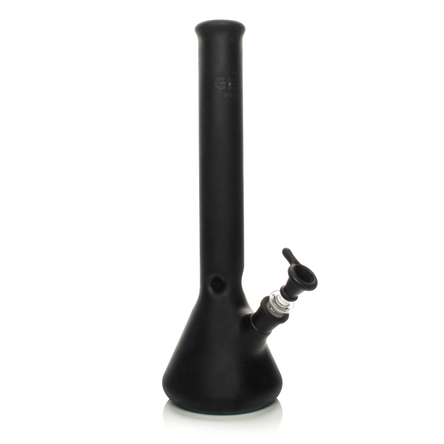 14" Frosted Black Beaker Tube