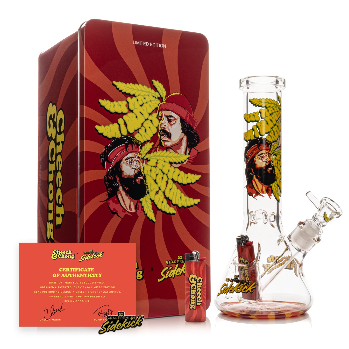 Cheech & Chong® Glass Sidekick Collaboration Bundle