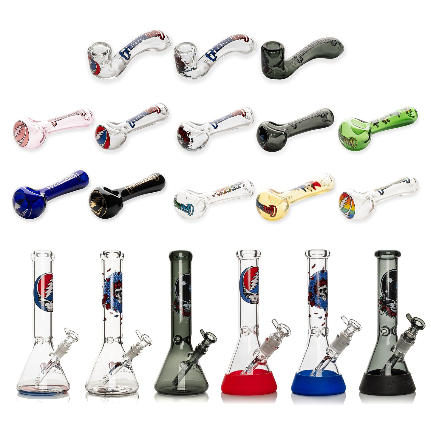 Grateful Dead Hand Pipe + Water Pipe Bundle