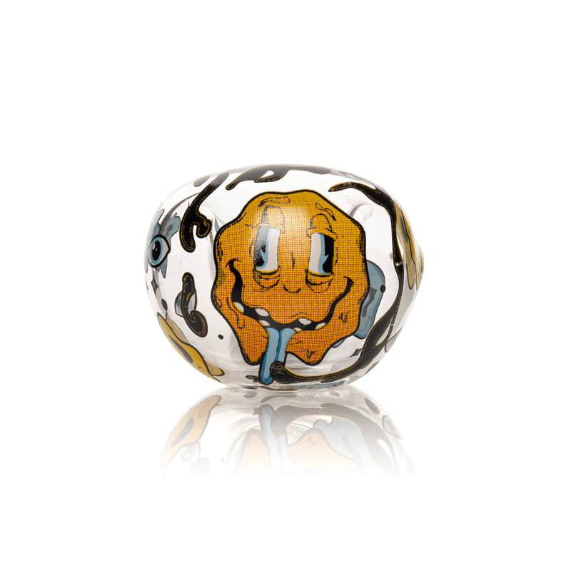 4.5" Smiley Face Hand Pipe