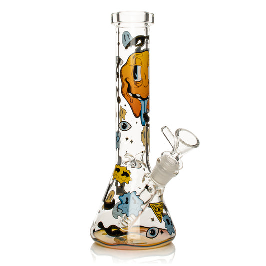 10" Smiley Face Water Pipe