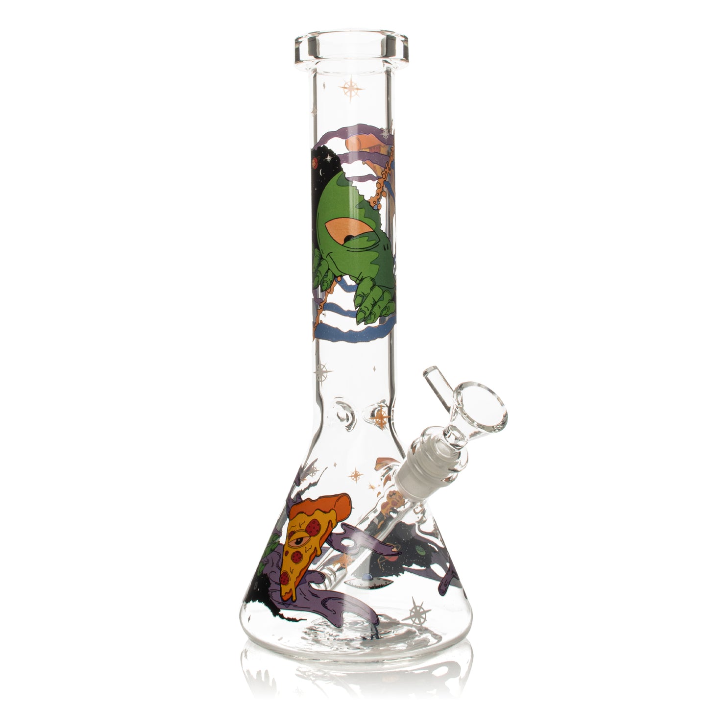 12" Pizza Alien Water Pipe