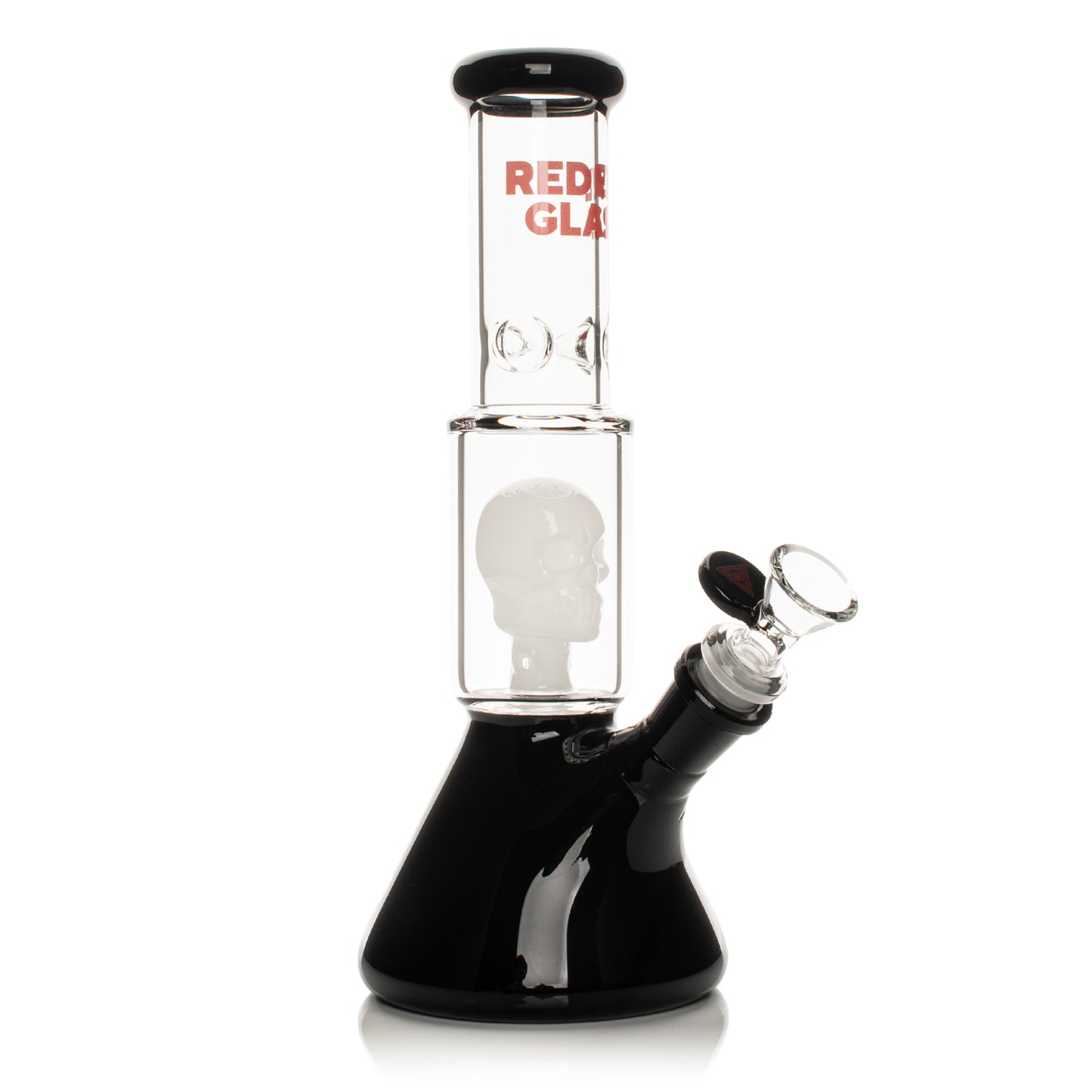 11" Dual Chamber Skull Perc Water Pipe