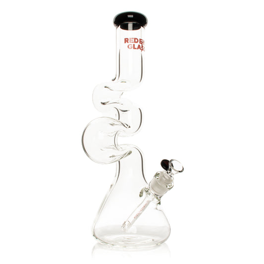16" 7mm Thick Loop-D-Loop Water Pipe