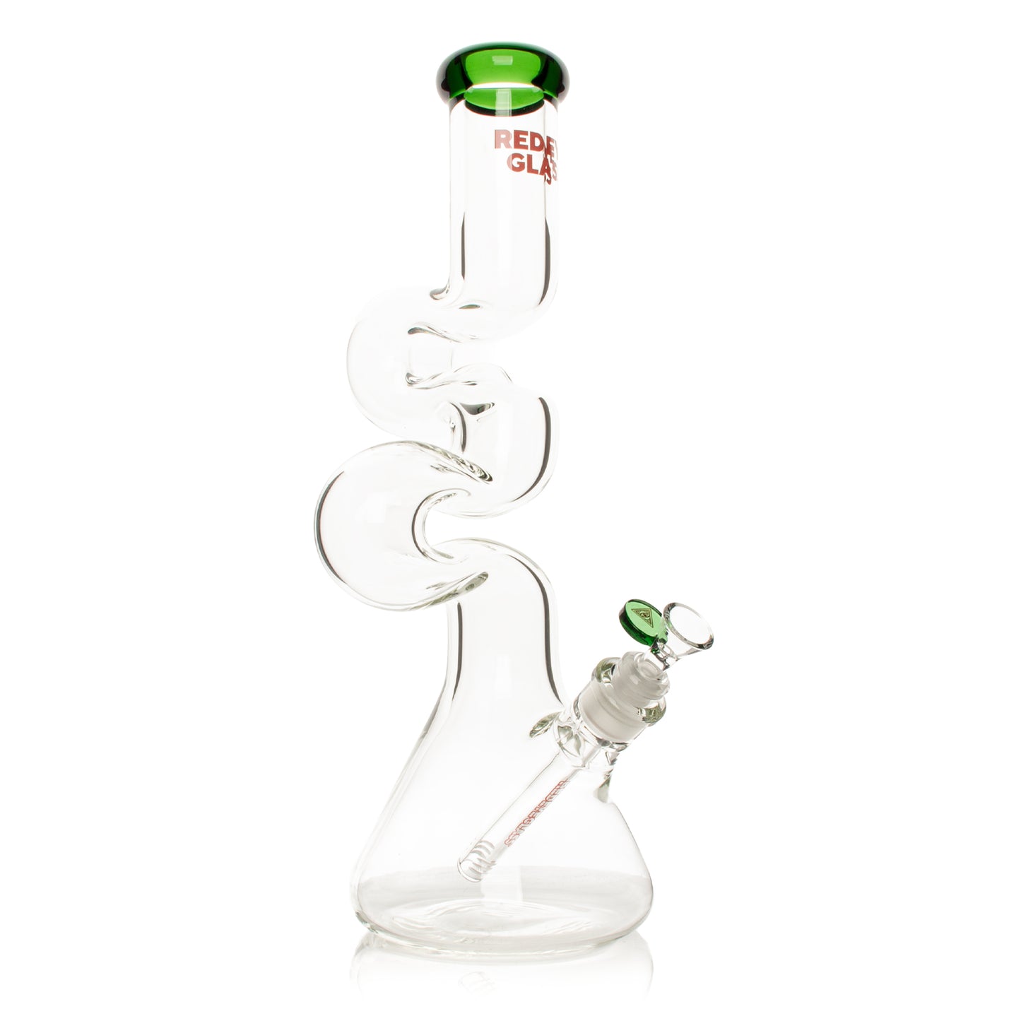 16" 7mm Thick Loop-D-Loop Water Pipe