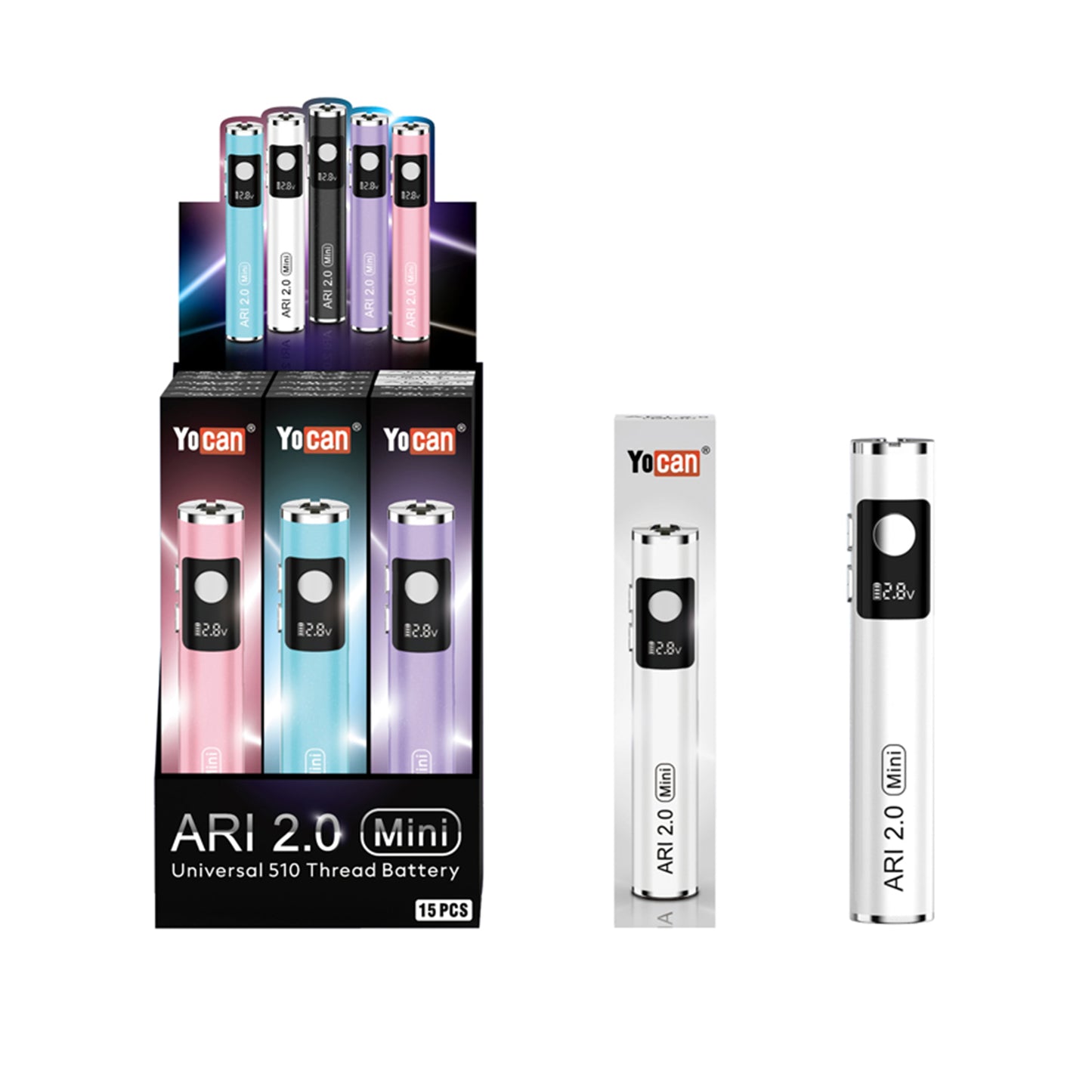 ARI 2.0 Mini 510 Battery (Display of 15)