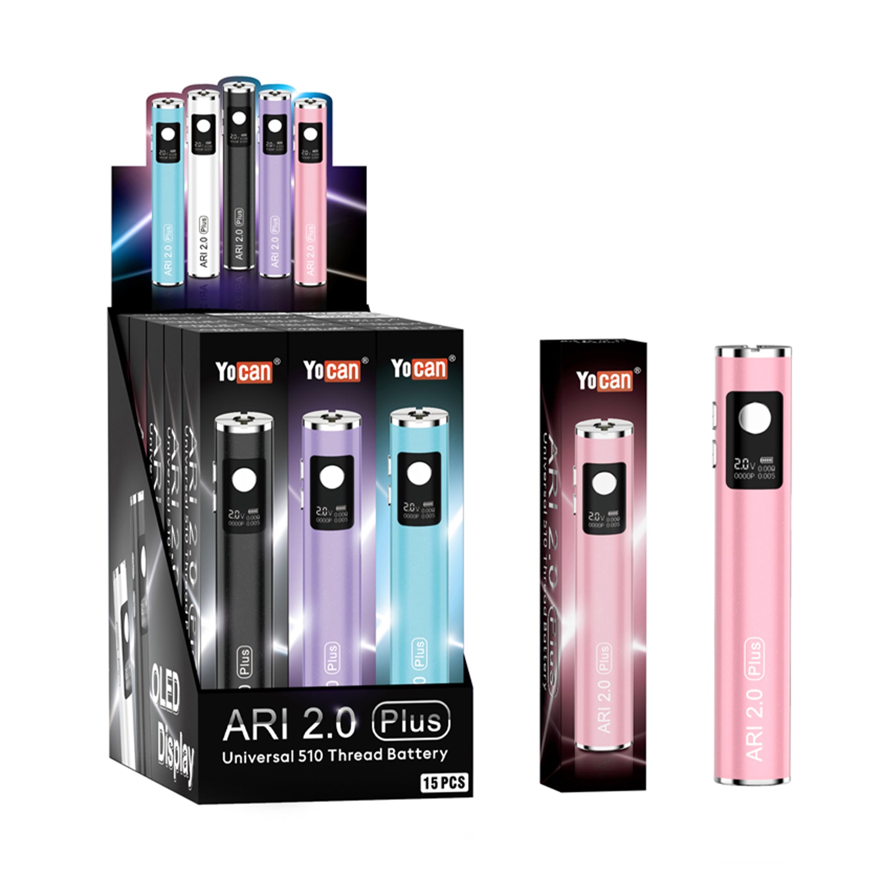 ARI 2.0 Plus 510 Battery (Display of 15) | West Coast Gifts ARI 2.0 Plus 510 Battery (Display of 15) | West Coast Gifts