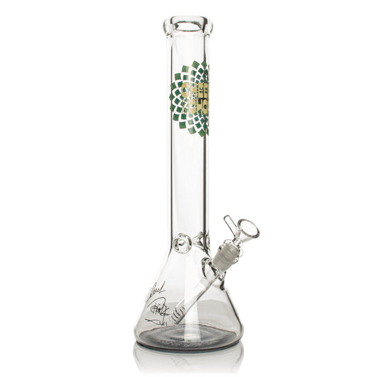 15" 7mm Thick Fibonacci Beaker Base Water Pipe