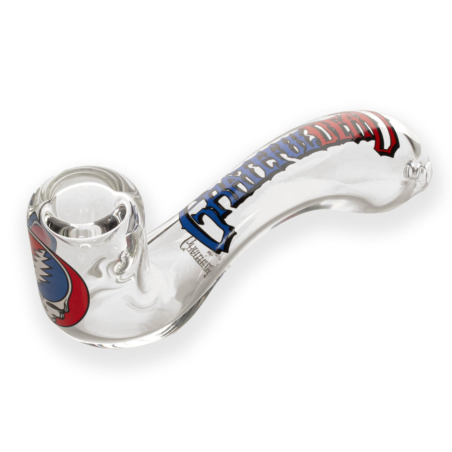 5.5" Steal Your Face Sherlock Hand Pipe in Collectible Tin