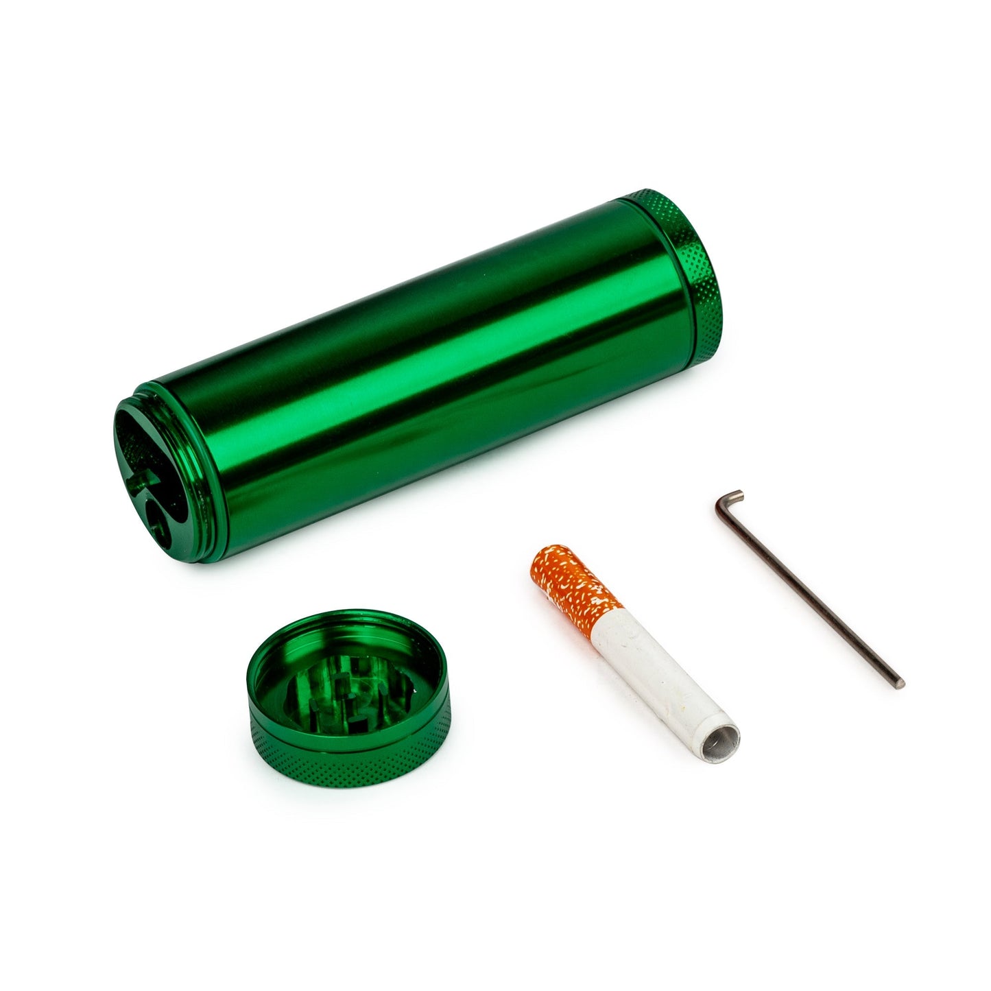 Dark Green Metal Dugout