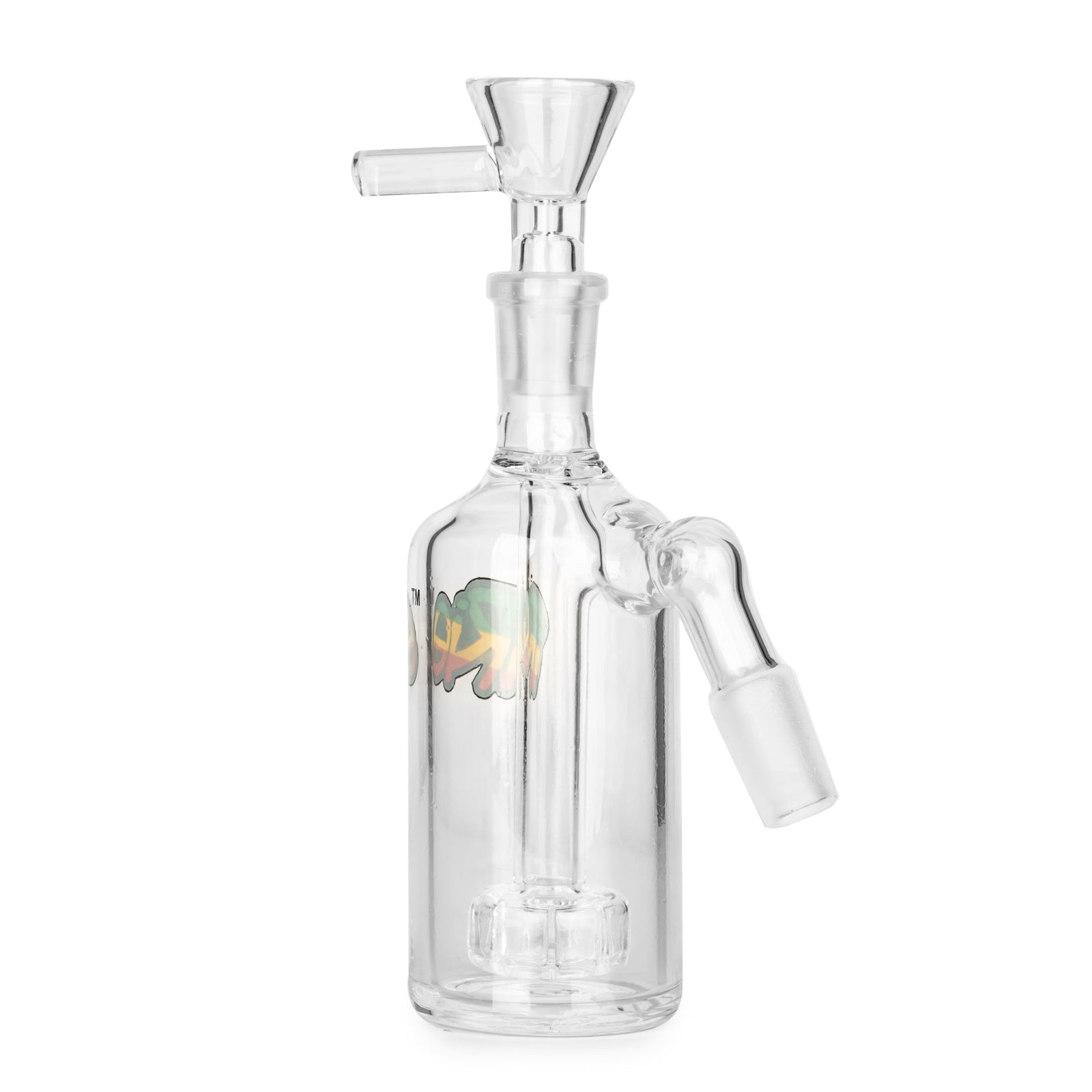 14mm 45 Degree Clear Ash Catcher W/UFO Perc