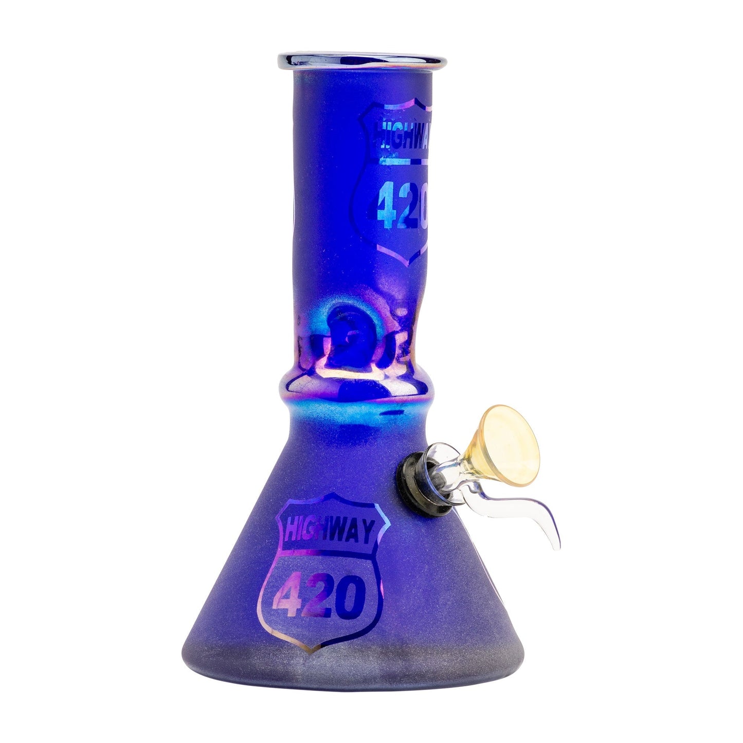 8" Blue Metallic Hwy 420 Tube