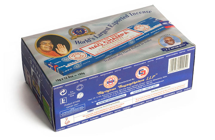 Nag Champa Incense (12 Packs of 15g)