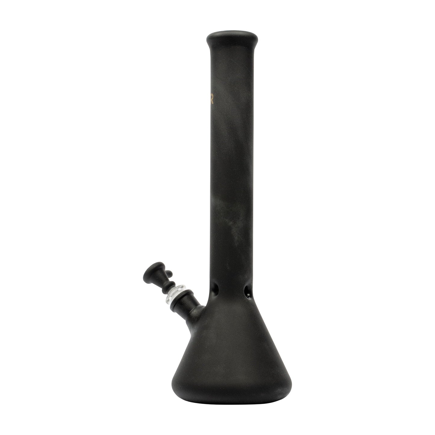 14" Frosted Black Beaker Tube