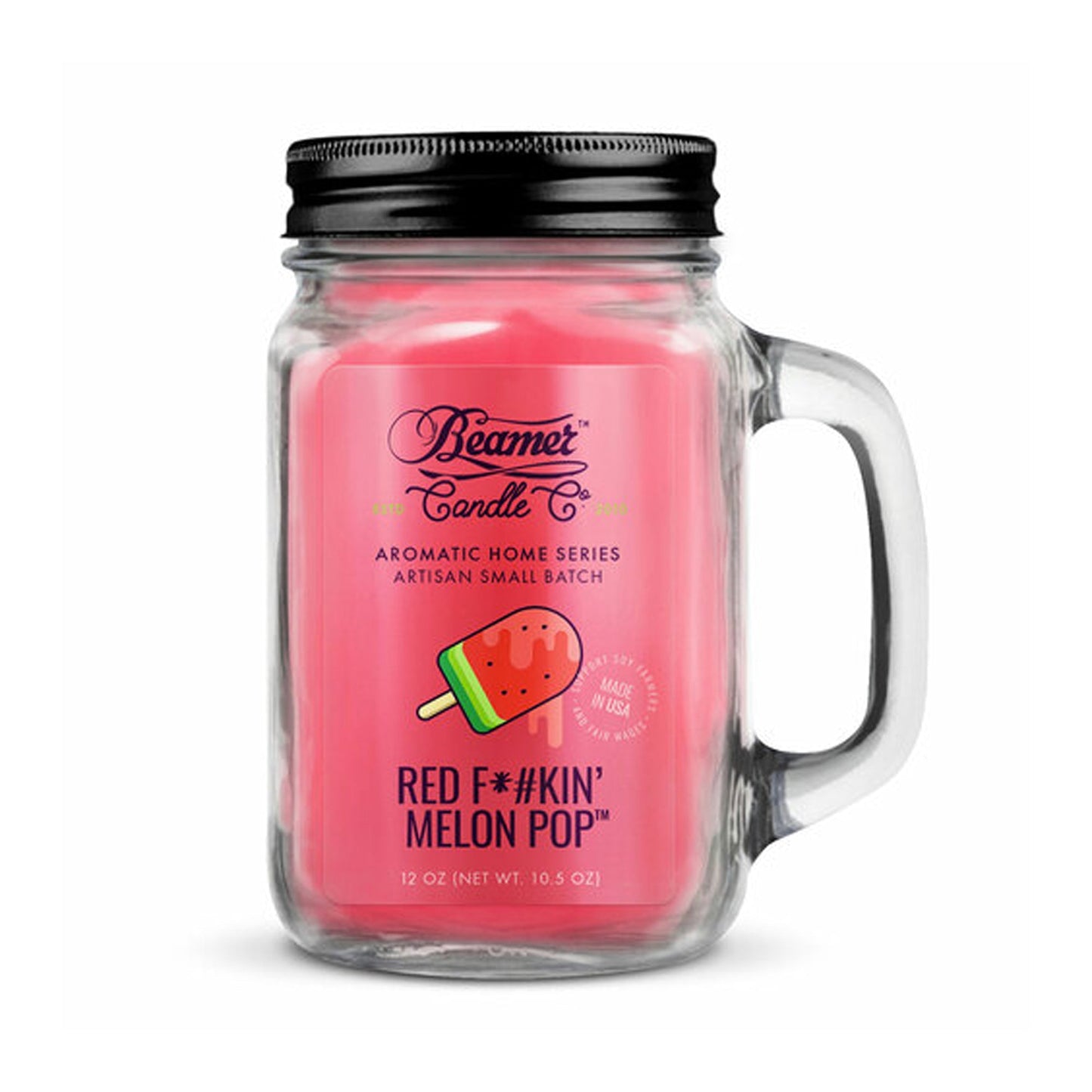 12oz Red F*#kin' Melon Pop Candle