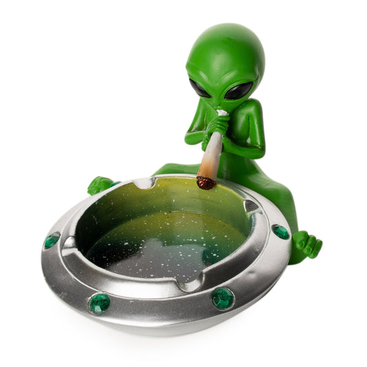 Token Alien on Spaceship Ashtray