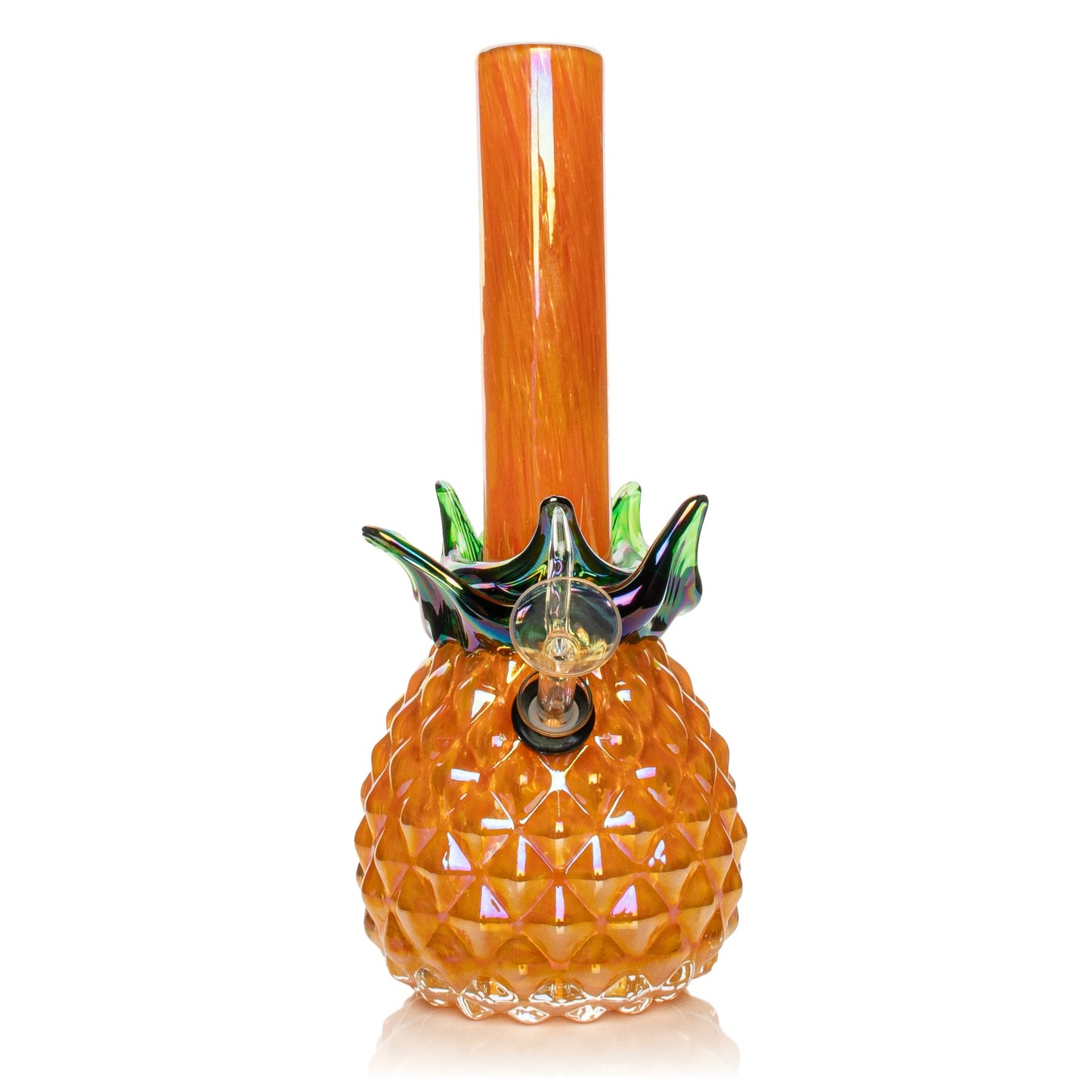 10" Platinum Metallic Pineapple Water Pipe