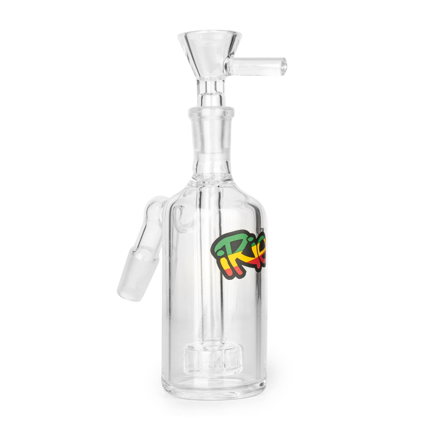 14mm 45 Degree Clear Ash Catcher W/UFO Perc