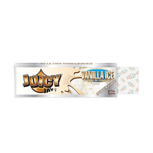 1¼ Super Fine Vanilla Ice Rolling Papers (Display of 24)