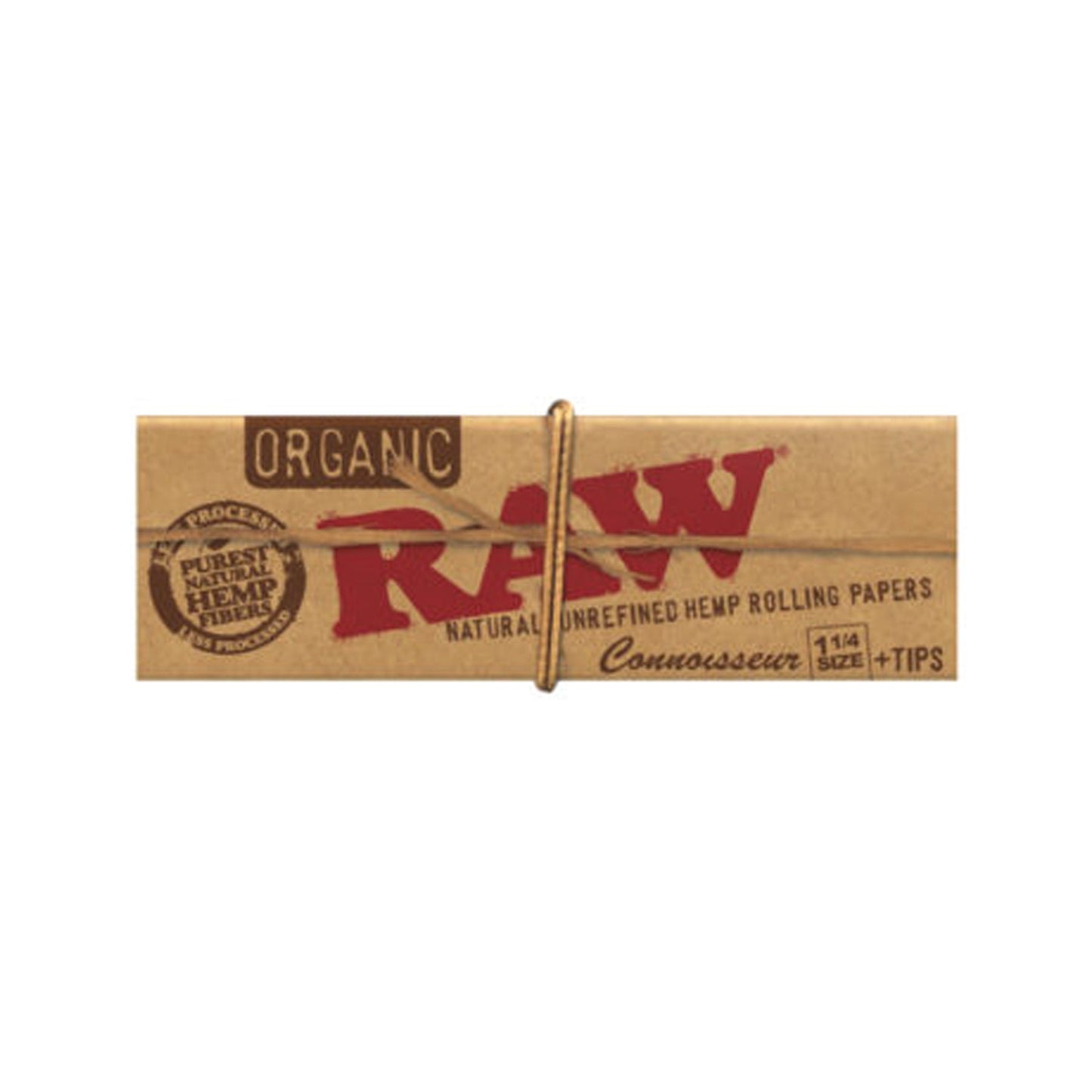 1¼ Organic Connoisseur Rolling Papers W/Tips (Display of 24)