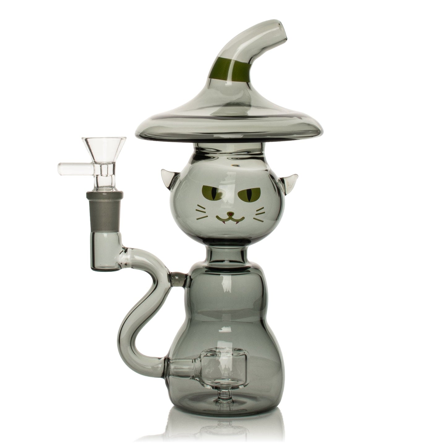 8" Black Cat Bubbler