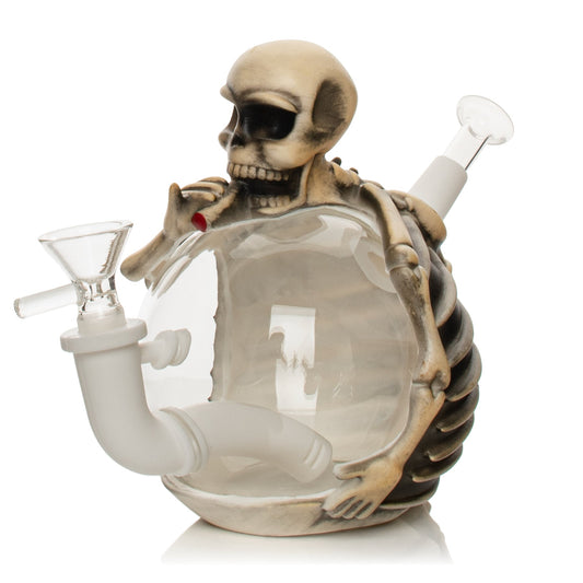 6" Skeleton Bubbler