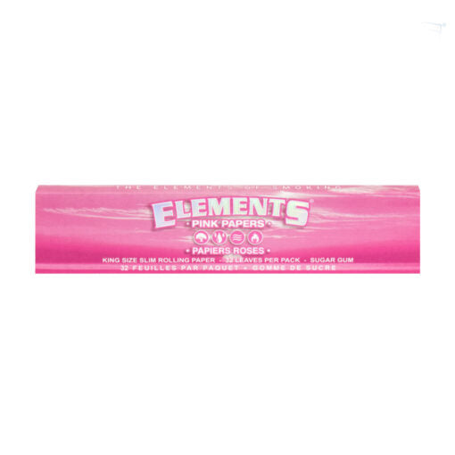 Pink King Size Slim Rolling Papers (Display of 50)