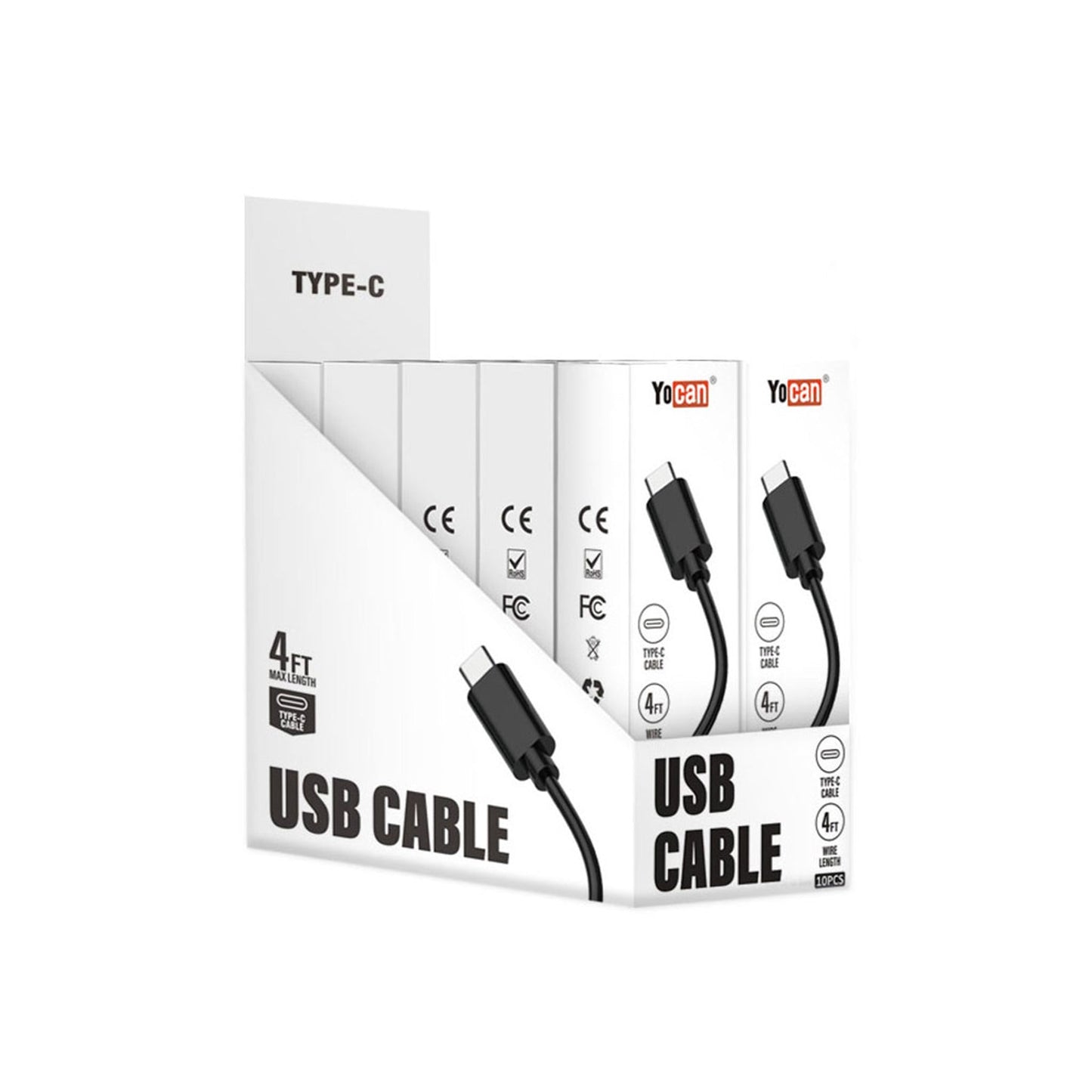 USB Type-C Cable (Display of 10)