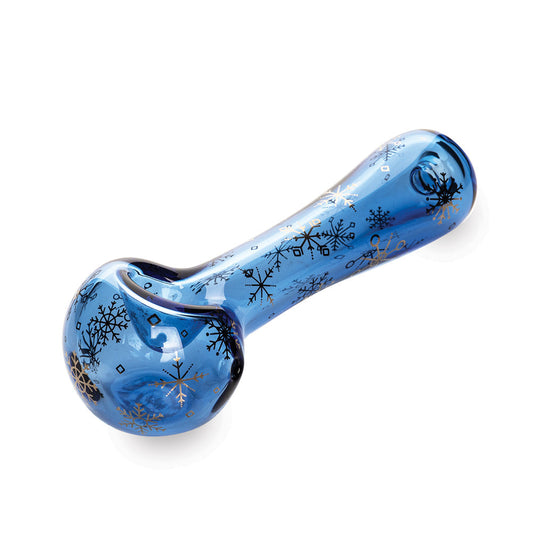 4.5" Winter Wonderland Spoon Hand Pipe